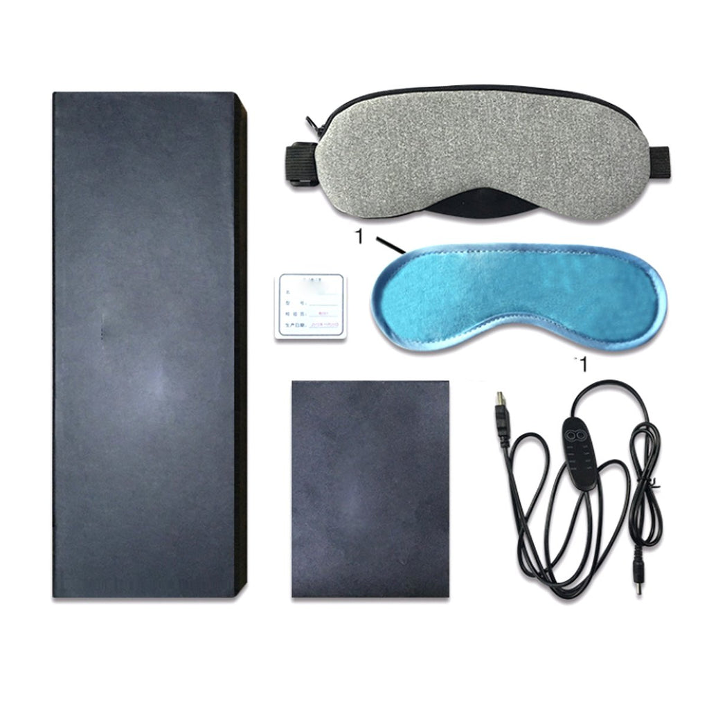 Zenvora ThermaEye Pro — USB Heated Eye Massager Mask for Sleep Recovery & Depuffing