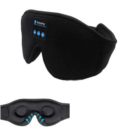 Zenvora Blackout Sleep Mask — Total Light Elimination + Built-In Audio for Deep Sleep Protocol