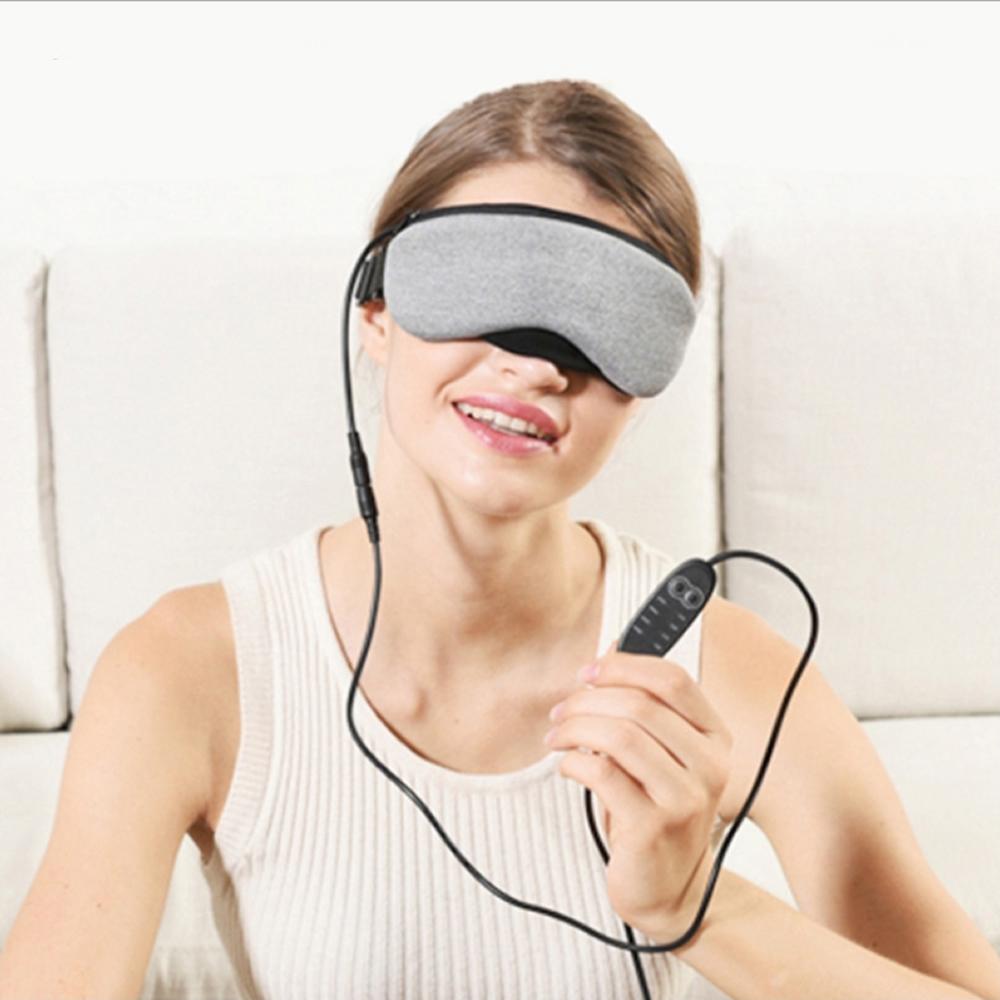 Zenvora ThermaEye Pro — USB Heated Eye Massager Mask for Sleep Recovery & Depuffing