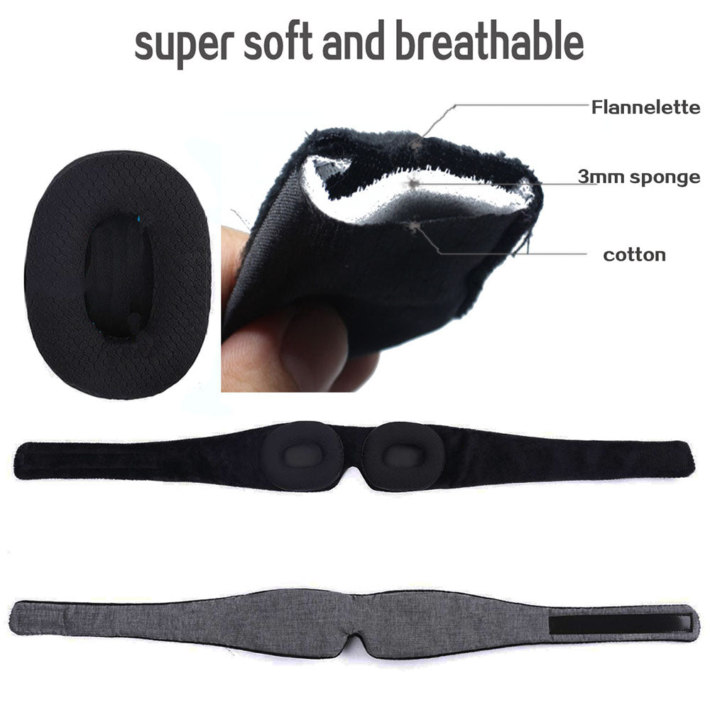 Sleep deeper with zero light — Manta 3D Adjustable Sleep Mask