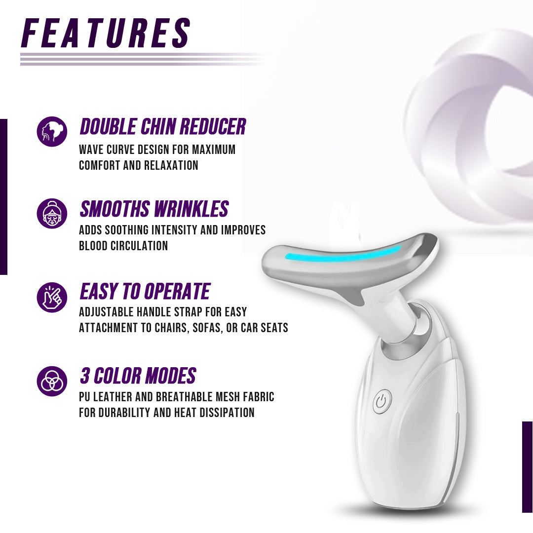 Zenvora PhotoLift Pro — 3-Color LED Neck & Face Lifting Device for Skin Biohacking