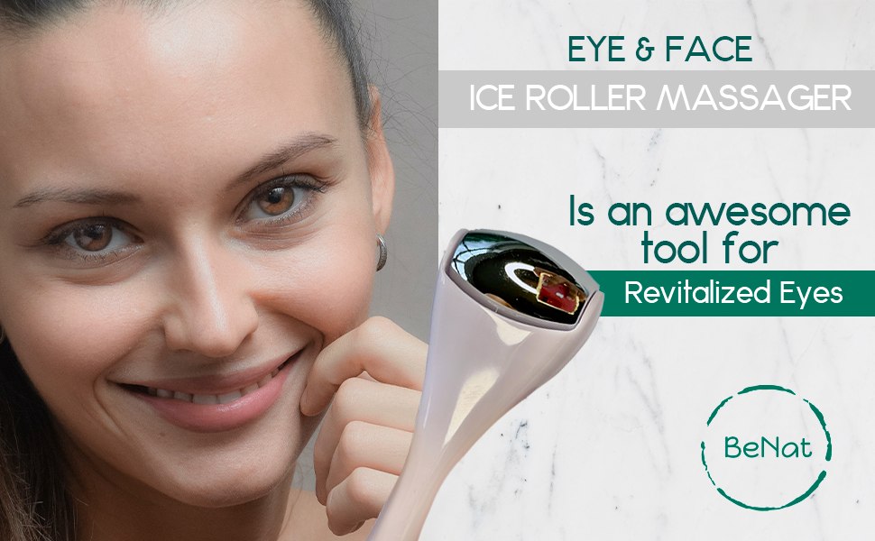 Zenvora CryoGlow Ritual Ice Roller — Cold Therapy Eye & Face Massager
