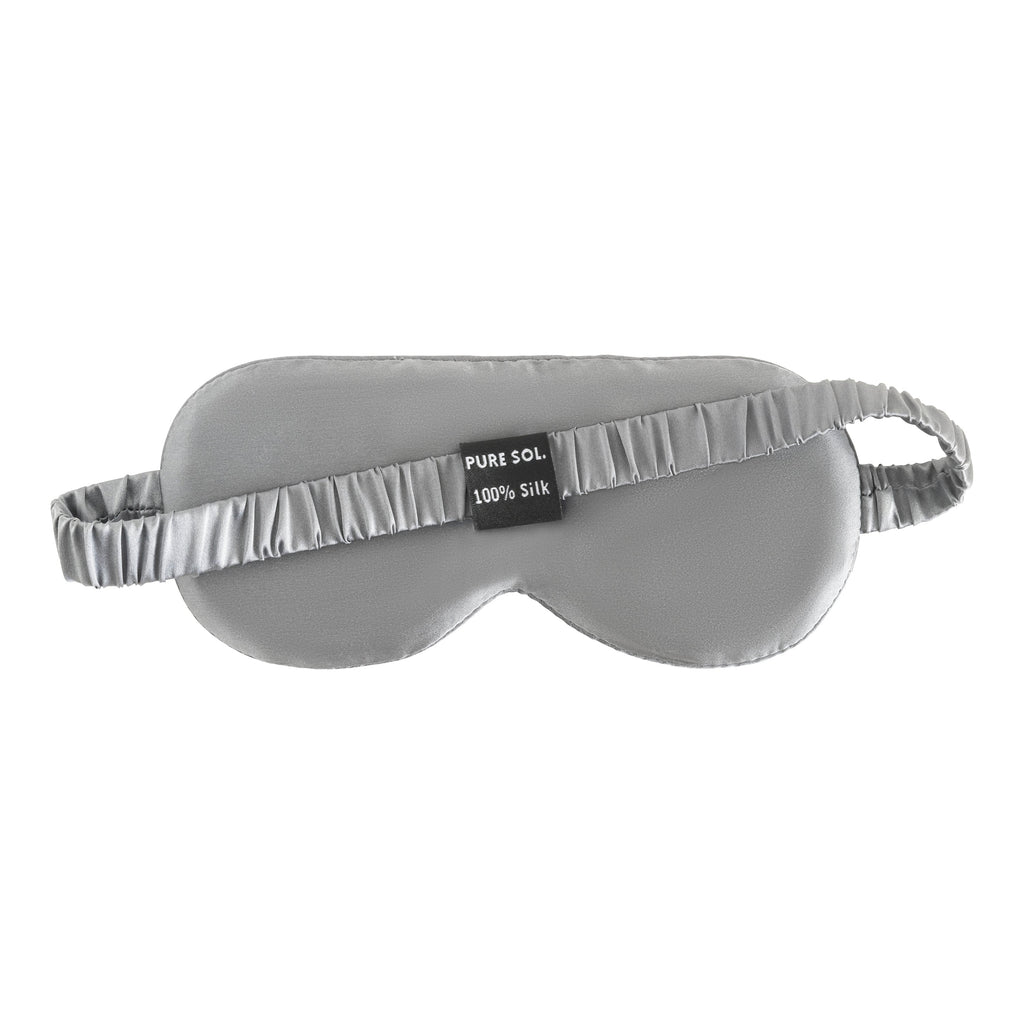 PURE SOL. Beauty Silk Sleep Eye Mask- Black Onyx