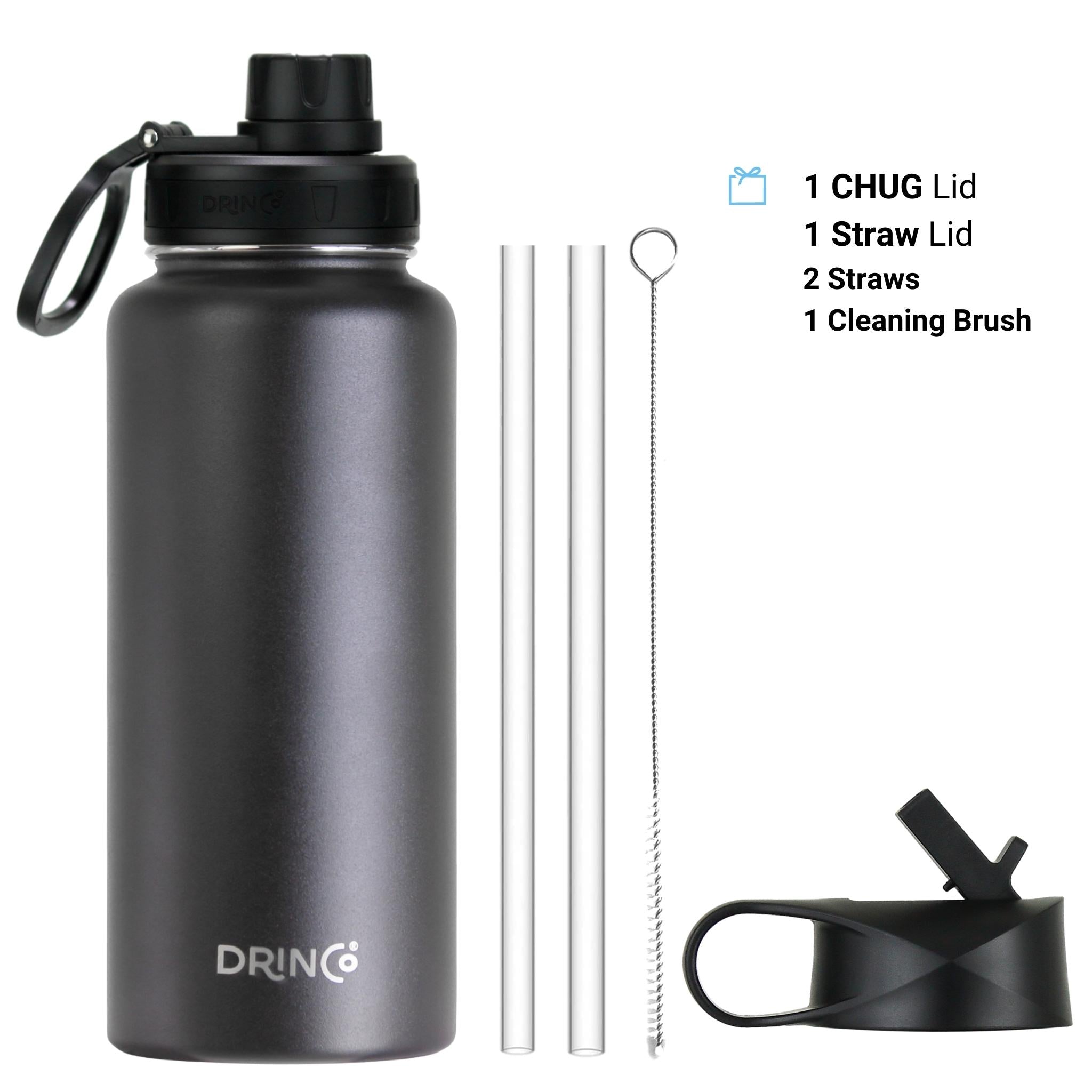 Stay hydrated all day — DRINCO® 32oz Stainless Steel Water Bottle