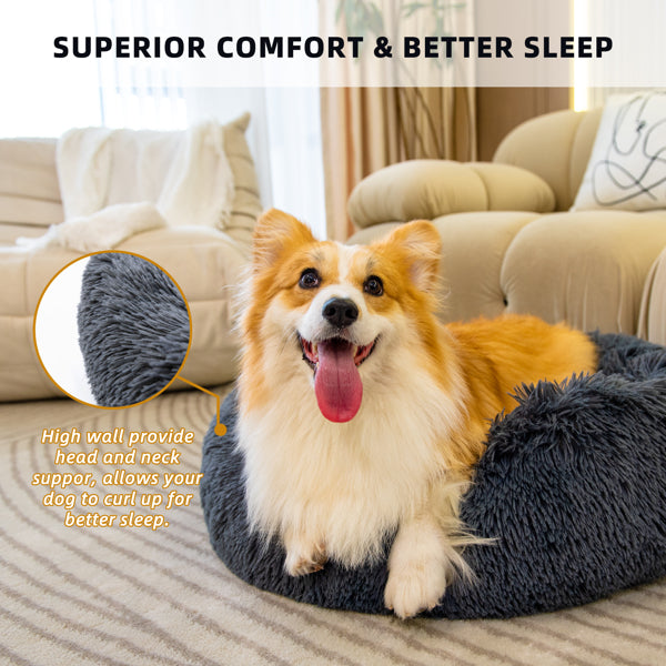 Reduce anxiety and improve sleep — Anti-Anxiety Fluffy Pet Bed
