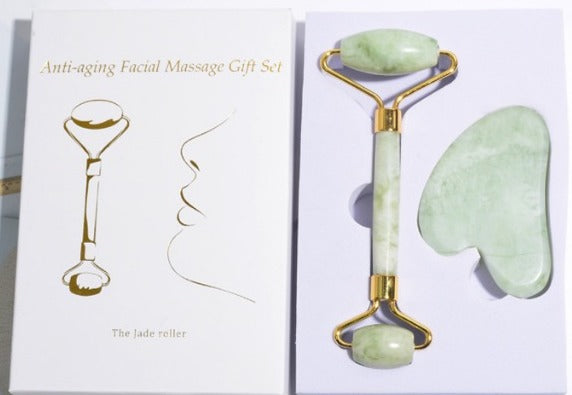 Zenvora Crystal Radiance Ritual Kit — Jade Roller & Gua Sha