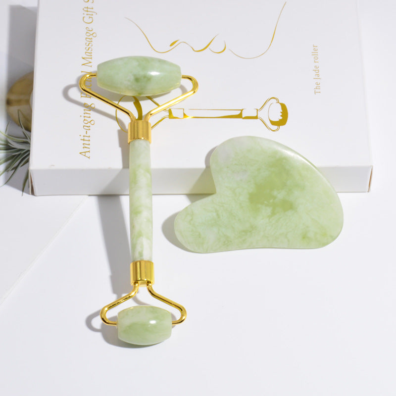 Zenvora Crystal Radiance Ritual Kit — Jade Roller & Gua Sha