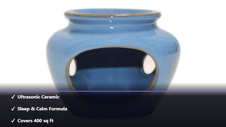 Zenvora AromaZen Diffuser — Ceramic Ultrasonic Essential Oil Diffuser for Sleep & Calm