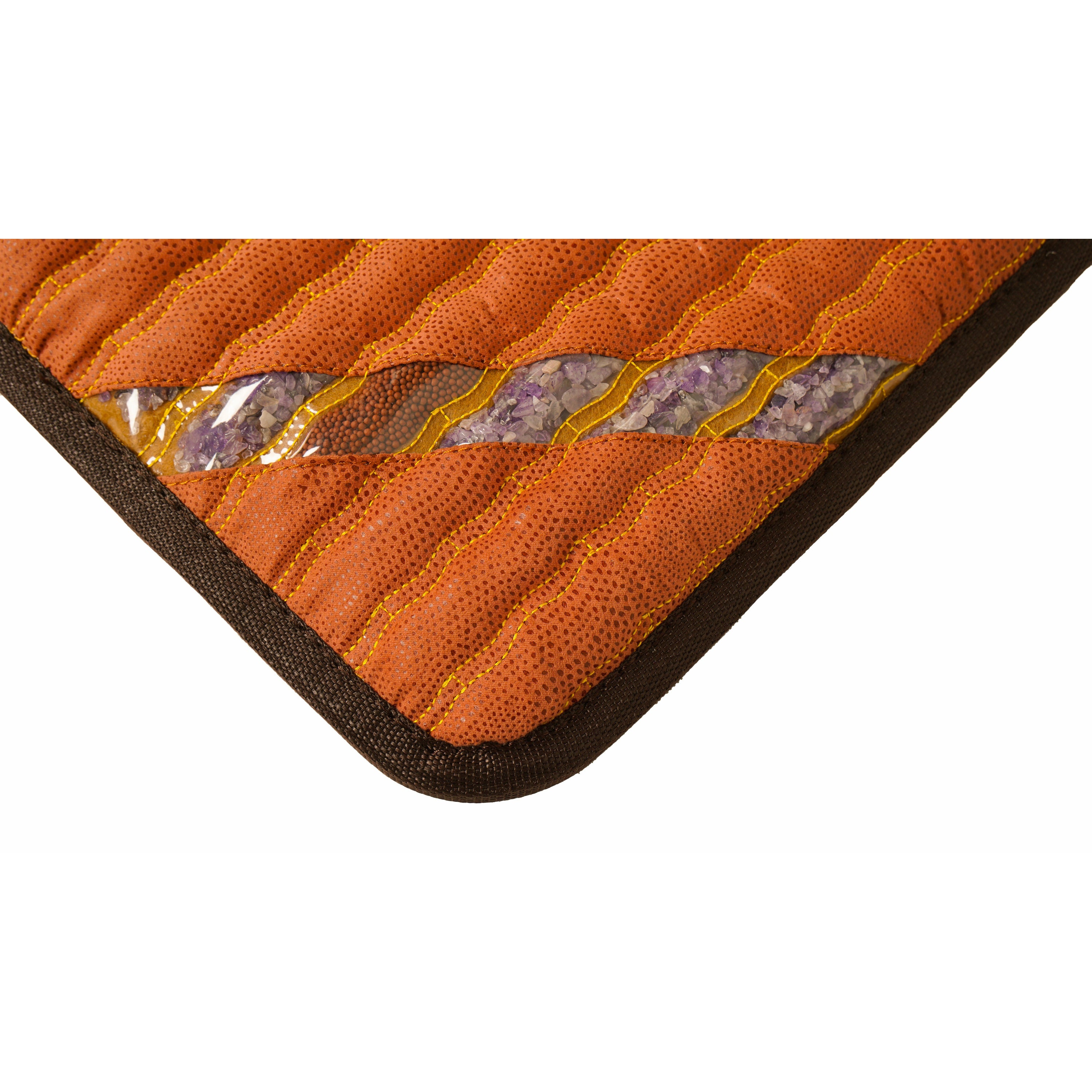 Amethyst + Tourmaline Infrared Seat Cushion — Far-Infrared Hot Stone Therapy