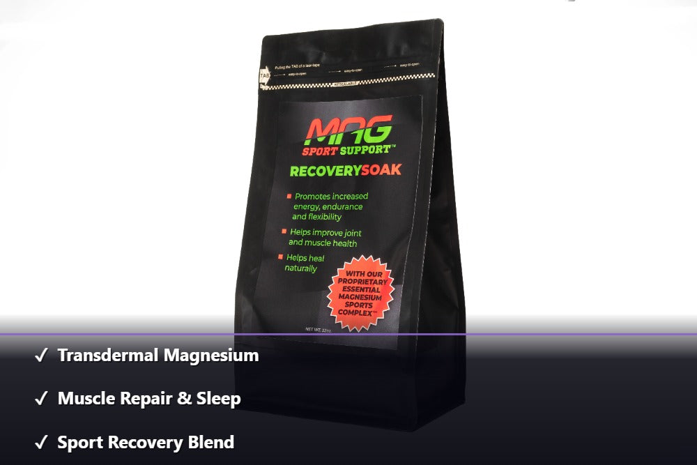 Zenvora MagRestore Soak — Sport Magnesium Recovery Blend for Muscle Repair & Sleep
