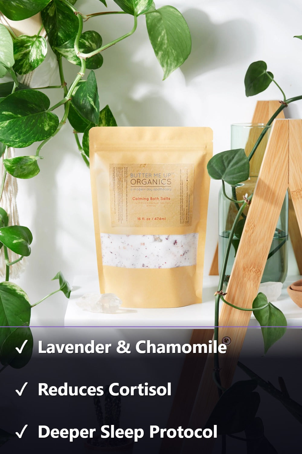 Zenvora NightSoak Ritual — Lavender & Chamomile Detox Bath Salts for Deep Recovery