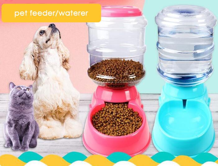 Never miss a feeding — Automatic Pet Feeder & Water Bowl