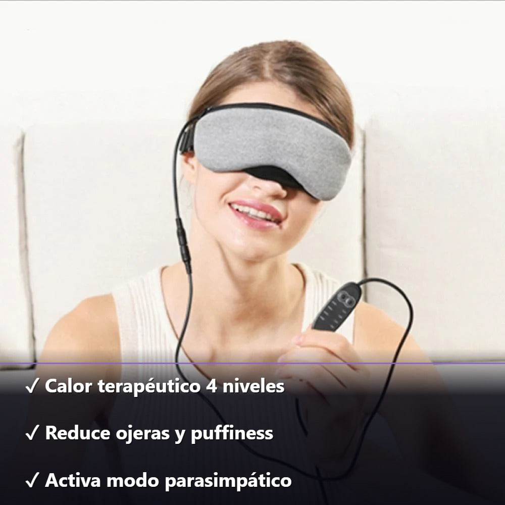 Zenvora ThermaEye Pro — USB Heated Eye Massager Mask for Sleep Recovery & Depuffing